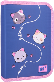 Пенал твердий YES одинарний із двома клапанами HP-04 Meow-Meow (533623)