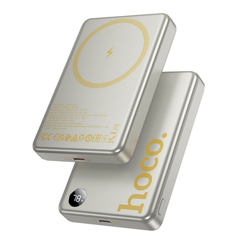 Power Bank (Повір банк) Hoco Q34 Clever PD20W magnetic with digital display 10000mAh Титаніум