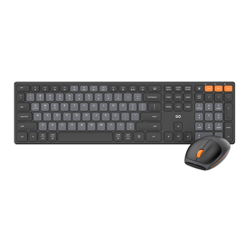 Комплект беспроводная клавиатура и мышь Fantech Go WK895 Silent Click Черный