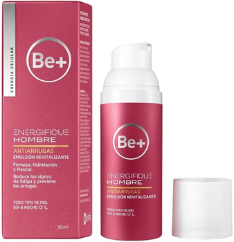 Емульсія для обличчя Be+ Energifique Anti-Wrinkle для чоловіків 50 мл (8470001960825)