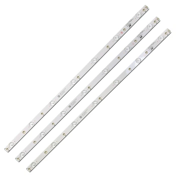 LED підсвітка TV LG 32" inch 7-led 620mm 3V 32LJ500 32LH500D 32PFS6401 GJ-2K16 GEMINI-315 D307-V1.1 3pcs=1set