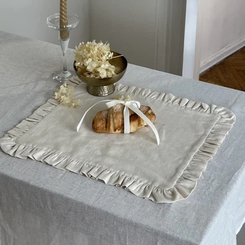 Набір із 2 серветок для сервірування столу Le Gourmet 35x45 см бежеві (567984_le)