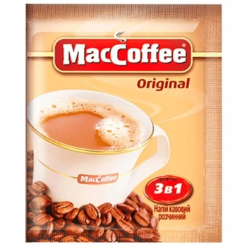 Кава розчинна Mac Coffee 3 в 1 Original 25 пакетиків х 20 г