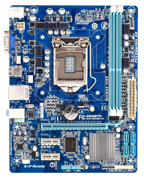 Материнская плата GIGABYTE GA-H61M-S1 (s1155, Intel H61, PCI-Ex16) OEM