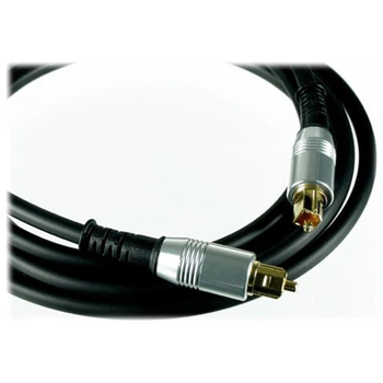 Кабель оптоволоконный Atcom Toslink - Toslink (M/M), 1.8 м, черный (10703) пакет