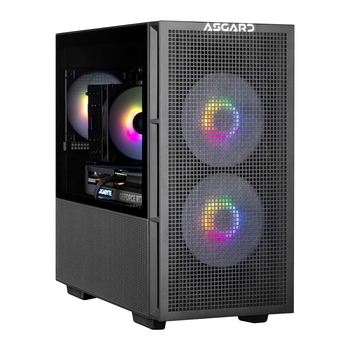 Игровой компьютер ASGARD Muninn (A75F.16.S20.57T.10038) / AMD Ryzen 5 7500F (3.7–5.0 ГГц) / RAM 16 ГБ / SSD 2 ТБ / NVIDIA GeForce RTX 5070 Ti