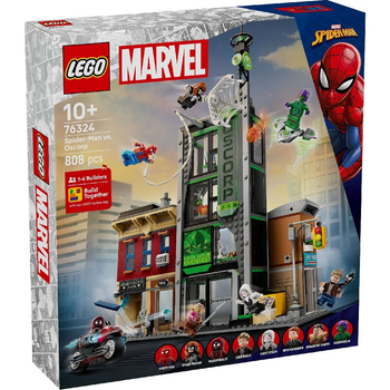 Конструктор LEGO Marvel Людина-павук та Оскорп 808 деталей 76324 (5702017817965)