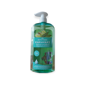Шампунь Papoutsanis Karavaki Oil Balance & Detox Shampoo для жирного волосся, 600 мл