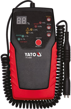 Tester płynu hamulcowego YATO z elektronicznym wyświetlaczem i elastyczną sondą YT-72985 (5906083061424)