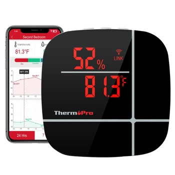 Термогігрометр ThermoPro TP90 з управлінням через застосунок