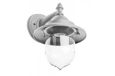 Светильник садовый GTV TOSKANA-AD, E27, MAX.60W, IP54, бра, серый корпус - OS-TOS0DA-80