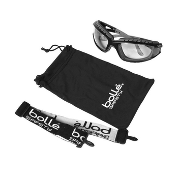 Очки баллистические Bollé защитные Tact. Goggles Tracker One size Черный Прозрачный (M-T)