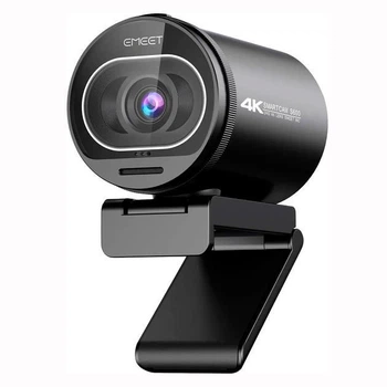 Веб-камера Emeet S600 Ultra HD 4K для стриминга с двумя встроенными микрофонами и автофокусом, 8Mp сенсор (2K/4K 30FPS, 1080p 60FPS)