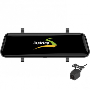 Автовідеореєстратор Aspiring Maxi 4 — 4K Ultra HD, GPS, SpeedCam, Wi-Fi, X2Cameras, чорний