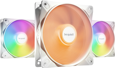 Zestaw wentylatorów be quiet! Light Wings LX 120mm PWM High-Speed ​​PWM White Triple Pack (BL125)