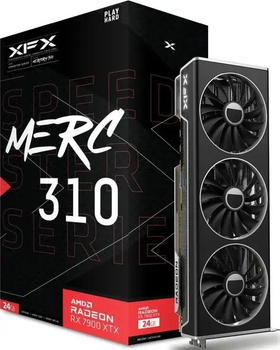 Видеокарта XFX Radeon RX 7900 XTX Speedster MERC 310 Black Edition (RX-79XMERCB9)