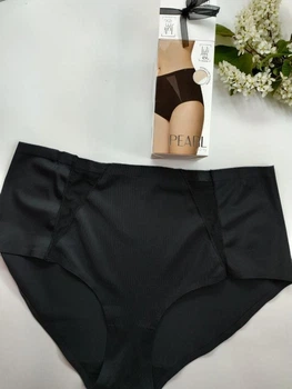 Жіночі трусики сліп міді julimex Pearl 3XL чорні безшовні