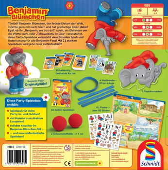 Gra planszowa Schmidt Spiele Słoń Benjamin Impreza z Törööö (4001504406639)