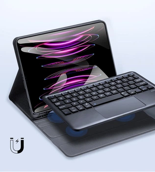 Чохол клавіатура для планшета DUX DUCIS Bluetooth Keyboard Touchpad для Apple iPad Pro 11'' 2018 2020 2021 2022 Black