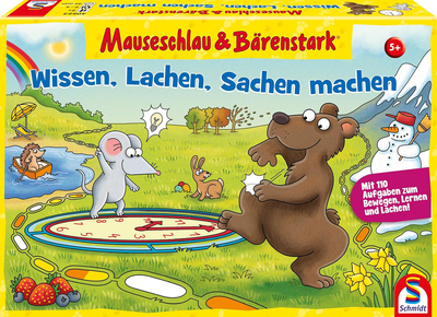 Gra planszowa Schmidt Spiele Mauseschlau Bärenstark Wiedza Śmiech Zabawa (4001504406530)