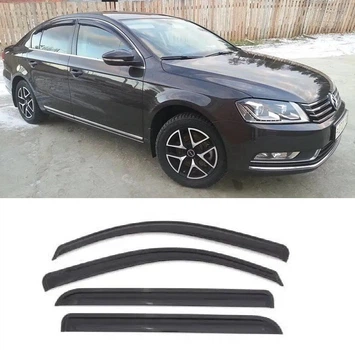 Дефлектори вікон Volkswagen PASSAT B6 Седан 2005-2011 - AV-Tuning Вітровики