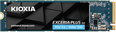 SSD диск KIOXIA EXCERIA PLUS G3 1TB M.2 3D PCI Express 5.0 BiCS FLASH TLC (4582563859975)