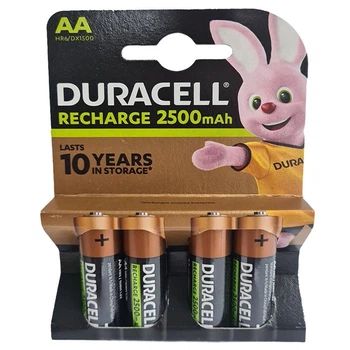 Аккумулятор AA Duracell 2500mAh NiMH (блистер по 4шт) HR6 (54750)