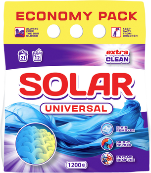 Порошок Solar Universal для ручного та автоматичного прання 1.2 кг (4820269930285)