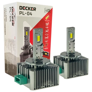 Лампа світлодіодна для фар DECKER LED PL-04 D3 6000K 10000LM 2 шт комплект