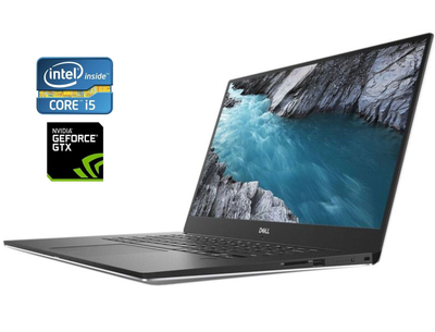 Игровой ультрабук Б-класс Dell XPS 15 9570 / 15.6" (1920x1080) IPS / Intel Core i5-8300H (4 (8) ядра по 2.3 - 4.0 GHz) / 8 GB DDR4 / 256 GB SSD NVMe / nVidia GeForce GTX 1050, 4 GB GDDR5, 128-bit / WebCam б/у