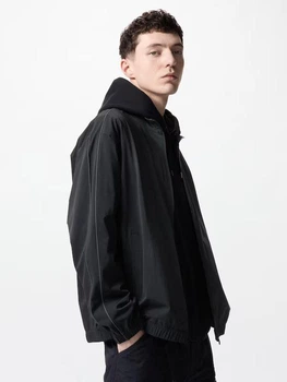 Uniqlo мужская ветровка L чорний Ultra Stretch Active Track Jacket