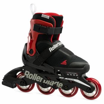 Ролики дитячі Rollerblade Microblade Free 28-32 р Чорно-червоні
