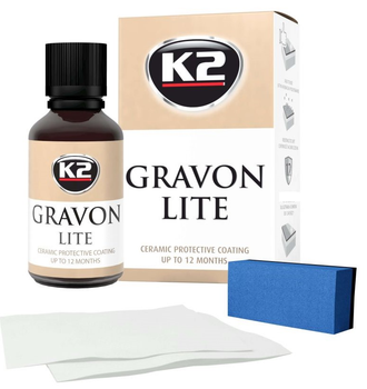 Zestaw  K 2 powłoka ceramiczna lakieru gravon lite set 50 ml g 033 (5906534044143)