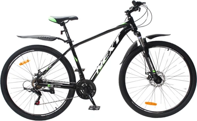 Велосипед CrossBike Next 2025 29" 18" Черный-Зеленый (29СTA-005624)