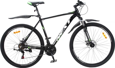 Велосипед CrossBike Next 2025 29" 22" Черный-Зеленый (29СTA-005632)