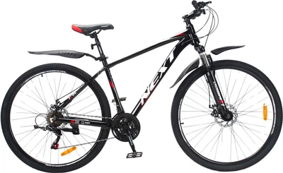 Велосипед CrossBike Next 2025 29" 18" Черный-Красный (29СTA-005625)