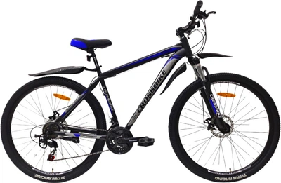 Велосипед CrossBike Storm 2024 27.5" 15" Черный-Синий (27CJPr-004381)