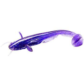 Силикон FishUP сомик Catfish 2" (10pcs.), #060 - Dark Violet/Peacock & Silver,10051132
