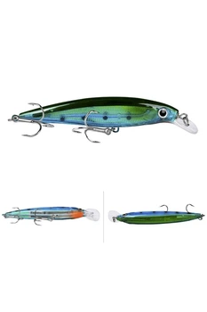 Воблер плавающий Floating Minnow Lure 13,4 г 110 мм заглубление 60-180 см Proberos сине-зеленый