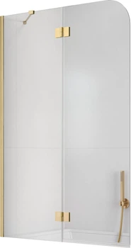 Шторка для ванни RADAWAY Garda Brushed Gold PND II 1000Lx1500 прозора/брашоване золото