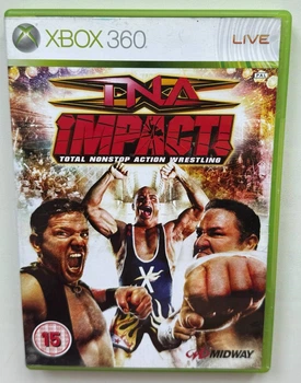 TNA iMPACT! + Bonus DVD, английская версия - диск для Xbox 360, Б/У