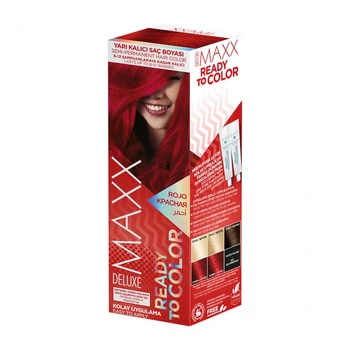 Краска для волос MAXX DELUXE Ready to color Красный, 2x50 мл