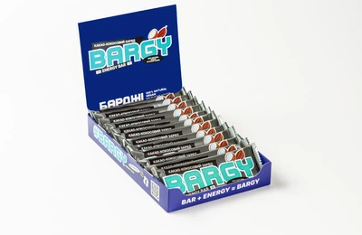 Упаковка батончиків BARGY КАКАО-КОКОСОВИЙ ЗАРЯД 12 шт. х 40 г