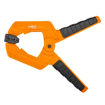 Neo Tools Струбцина, зажим пружинный, пластик, 75мм