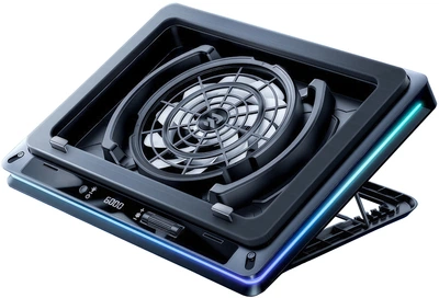 Охлаждающая подставка для ноутбука 6000 оборотов UFT T110 Black (UFTT110-RGB)