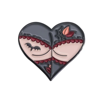 Значок, пин на одежду, рюкзак серия «Сердце» PIN-0259