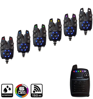 Набір сигналізаторів клювання World4Carp Sensor X 6+1