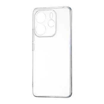 Чехол Silicone Case WS Protected Camera Xiaomi Redmi Note 14 4G Global Прозрачный