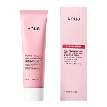 Anua UV Tone Up крем 01 Melting Peach с ниацинамидом и SPF50+, 50 мл
