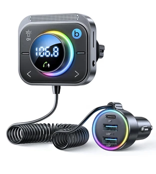 Автомобільний FM-передавач Bluetooth 5.3 Bluetooth,AUX,TF